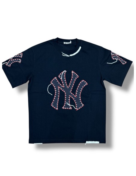 T-shirt Botega "Black & White" Custom Patchwork