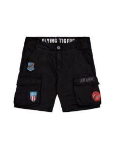 Short Uomo Alpha Industries Flying Tigers Nero