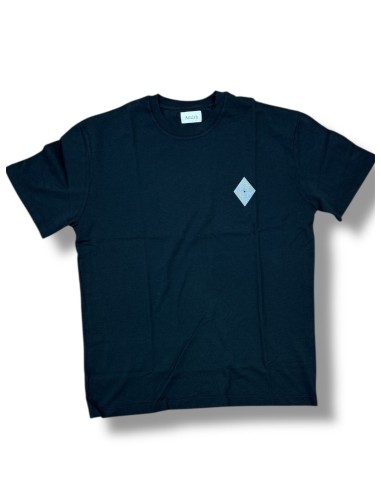T-shirt Amish con Logo a Rombo