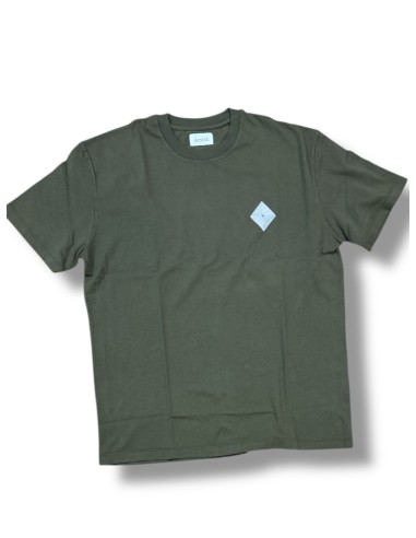 T-shirt Amish con Logo a Rombo