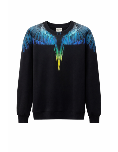 Felpa nera unisex Marcelo Burlon County of...