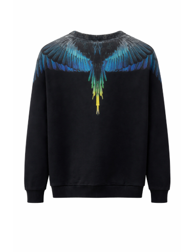 Felpa nera unisex Marcelo Burlon County of...