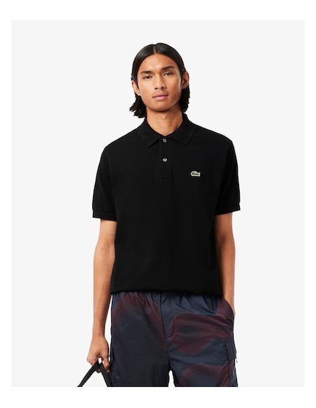 Polo Lacoste dal taglio classico L.12.12 Original Nero