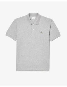 Polo Lacoste dal taglio classico L.12.12 Original Grigio CCA