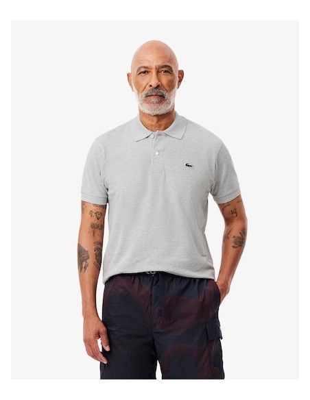 Polo Lacoste dal taglio classico L.12.12 Original Grigio CCA