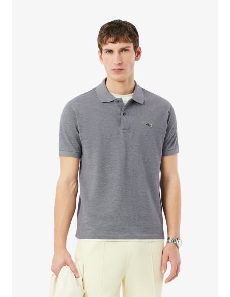 Polo Lacoste dal taglio classico L.12.12 Original Grigio