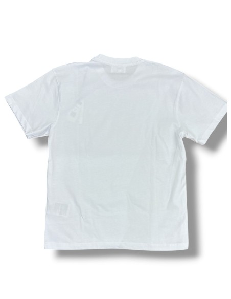 Ami Paris T-Shirt con logo in rilievo bianca