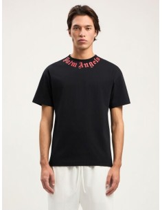 Palm Angels Neck Logo T-Shirt 2