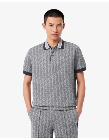 Lacoste Polo dal taglio classico in jacquard...