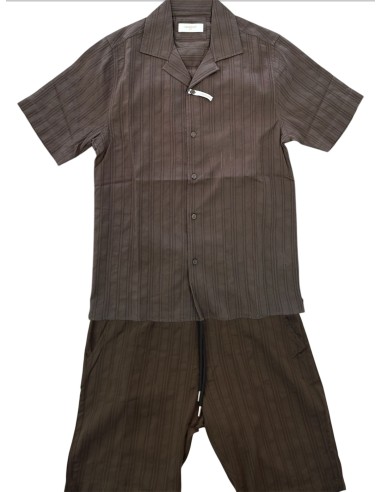 Coordinato Markup Cotone Ricamato Oliva