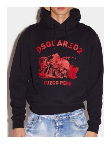Dsquared2  Cuzco Perù Hoodie Black
