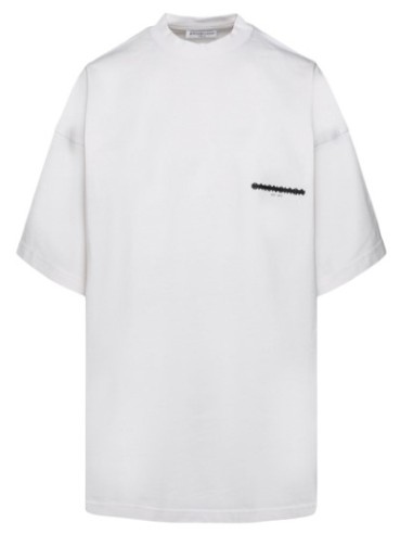 BALENCIAGA T-SHIRT UNISEX  CON LOGO NERO