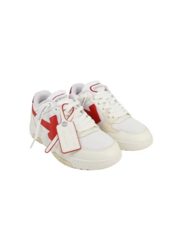 Off-White scarpe white-red SLIM OUT OF OFFICE