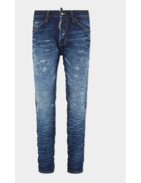 Dsquared Dark Scratch Wash Cool Guy Jeans