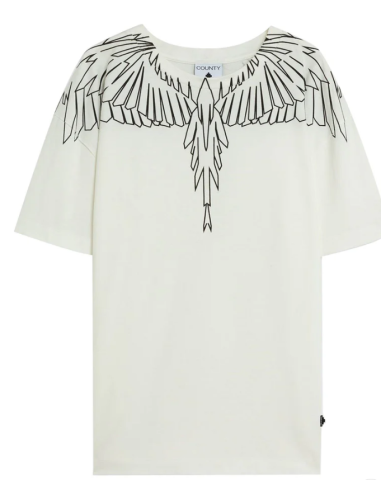 County of Milan T-shirt Uomo F5CAMATH003 white