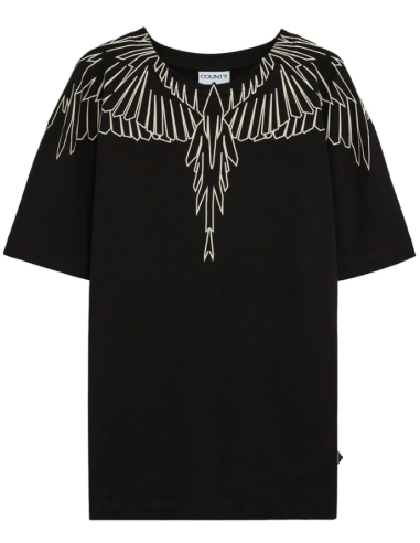 County of Milan T-shirt Uomo F5CAMATH003 black