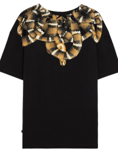 T-shirt unisex nera Marcelo Burlon County of Milan in cotone