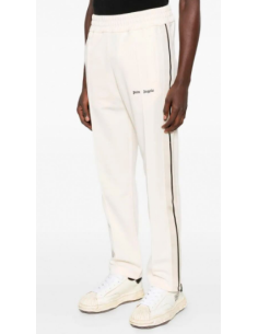 Pantaloni Palm Angels Classic Logo Track Pants panna