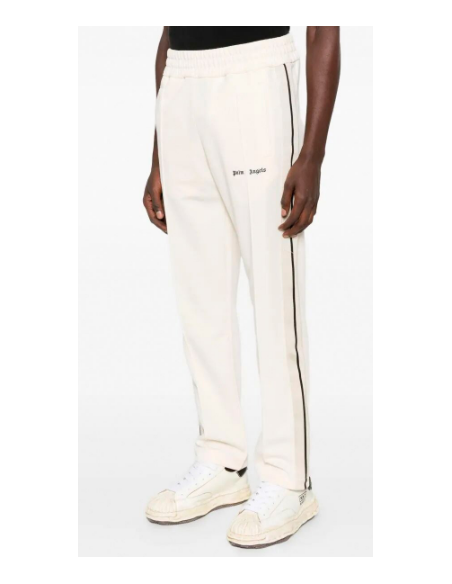 Pantaloni Palm Angels Classic Logo Track Pants panna
