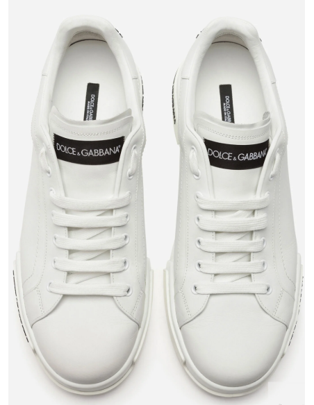 Dolce Gabbana Sneaker Portofino in vitello nappato