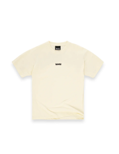 Disclaimer T shirt latte/nera