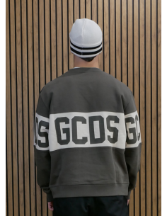 Felpa Girocollo Gcds con banda bianca 2