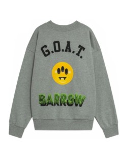 Barrow Felpa Girocollo Grigia 2