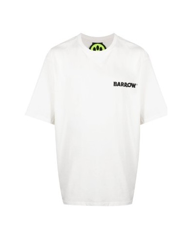 Barrow T-shirt Bianca Con Smile