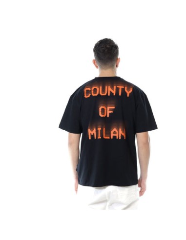 MARCELO BURLON Jersey t-Shirt Black