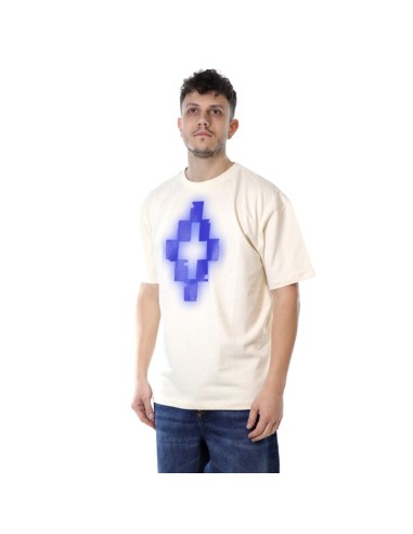 MARCELO BURLON Jersey t-Shirt white