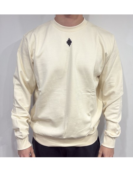 Marcelo Burlon Felpa Cream