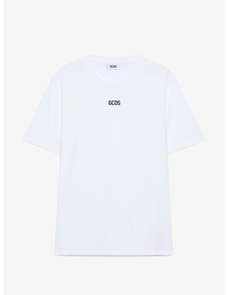 GCDS T-shirt regular con logo sul petto