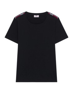 T-shirt GCDS stretch logo tape