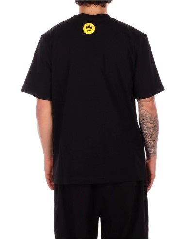 T-shirt Unisex BARROW Black white girocollo