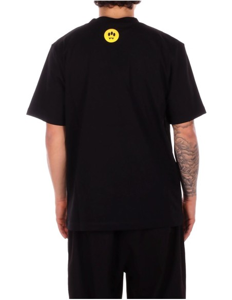 T-shirt Unisex BARROW Black white girocollo