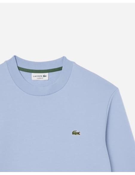 Felpa Lacoste Girocollo Blue Clair