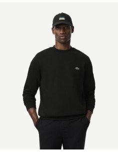 Felpa Lacoste Girocollo Classic Fit Nera