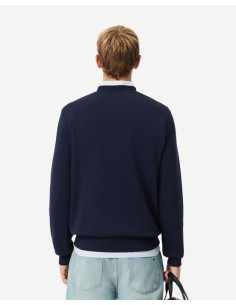 Felpa Lacoste Girocollo Classic Fit Blu navy 2