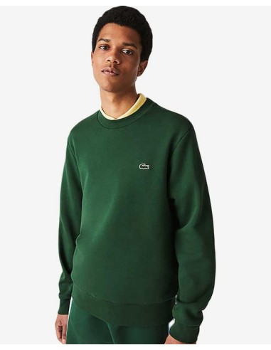 Felpa Lacoste Girocollo Classic Fit Verde