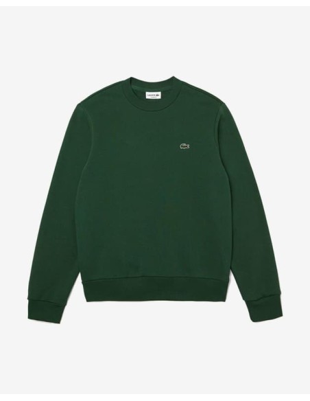 Felpa Lacoste Girocollo Classic Fit Verde