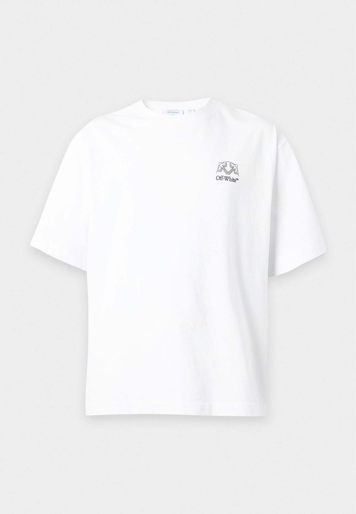 OFF-WHITE OFFLINE HALF ARROW SKATE TEE - T-shirt con stampa - white