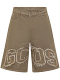 GCDS Pantaloncini in denim GCDS Logo Lounge