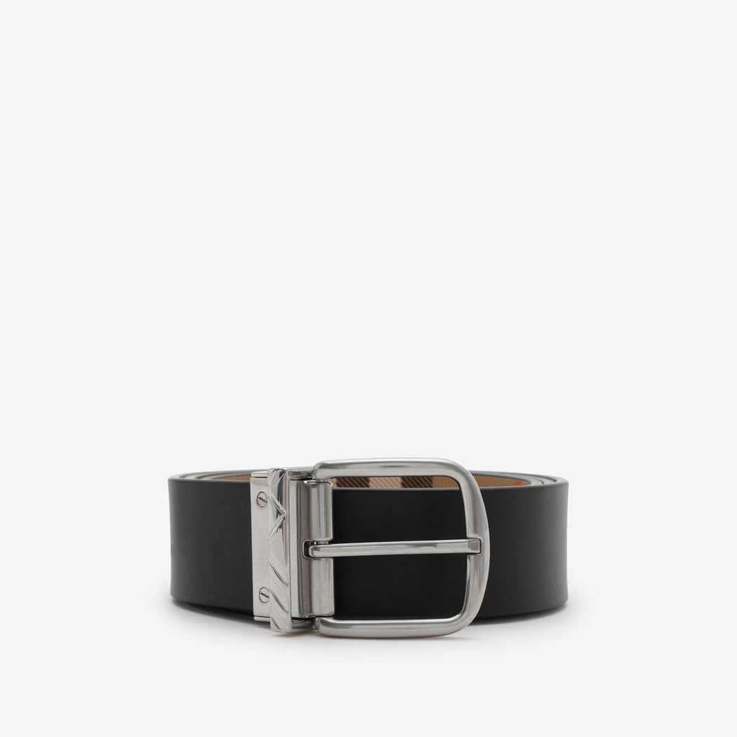 BURBERRY Cintura reversibile con fibbia Check