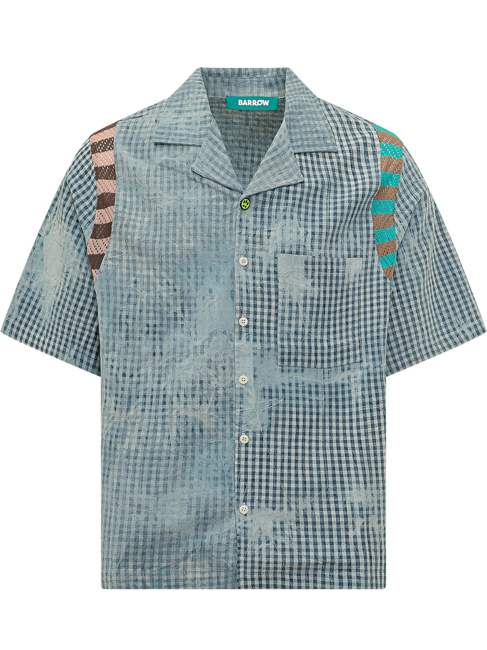 Barrow Camicia in Popeline a Maniche Corte