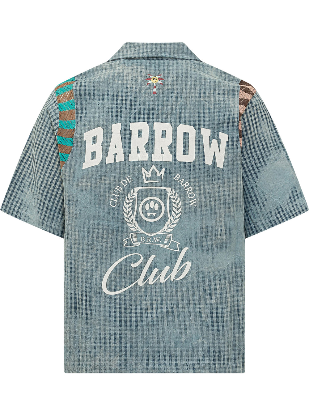 Barrow Camicia in Popeline a Maniche Corte