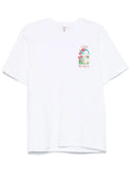 CASABLANCA T-shirt in cotone organico con stampa grafica Casablanca