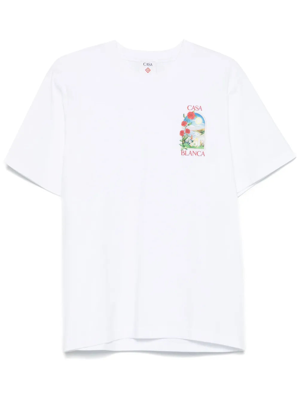CASABLANCA T-shirt in cotone organico con stampa grafica Casablanca