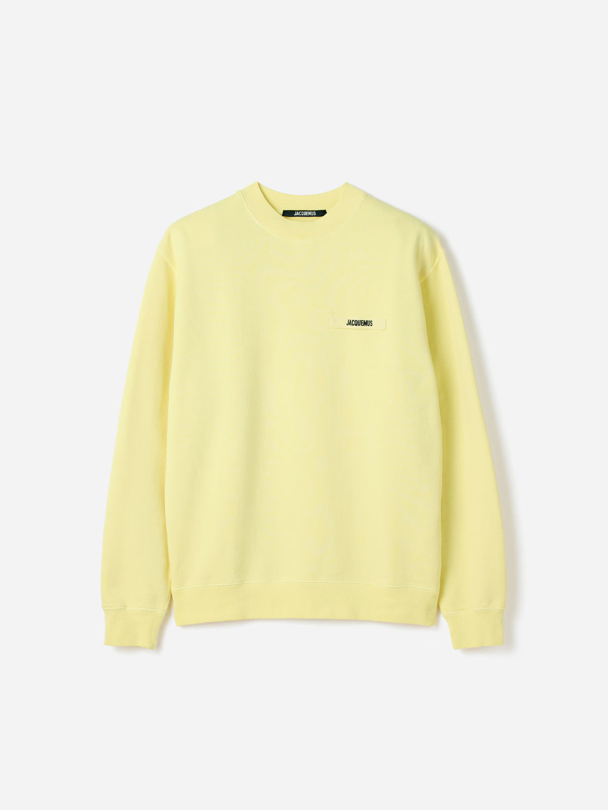 Jacquemus Felpa in gros-grain gialla
