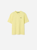 T-shirt Gros Grain T-shirt con logo in gros-grain gialla
