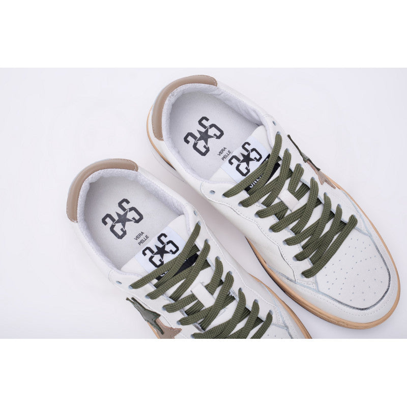 Sneakers 2STAR Week bianco-taupe-green 2SU5239 227